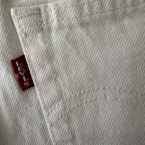 Levi's Premium 501 Button-Fly Big E High Rise Waterless Denim Shorts - Sz 31 NWT - Picture 9 of 12